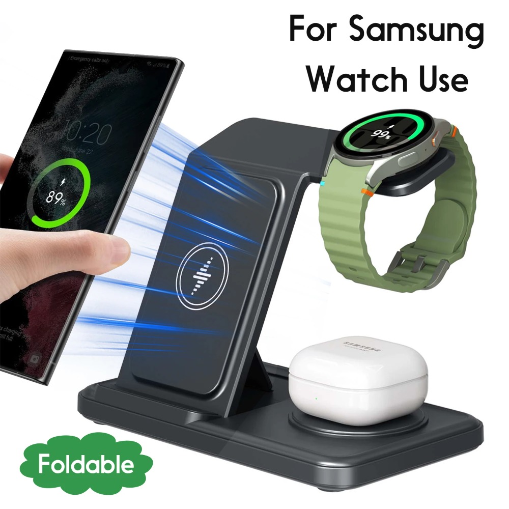 3 in 1 Wireless Charger Stand  - Wireless Charger 3 In 1 บทวิจารณ์และราคา