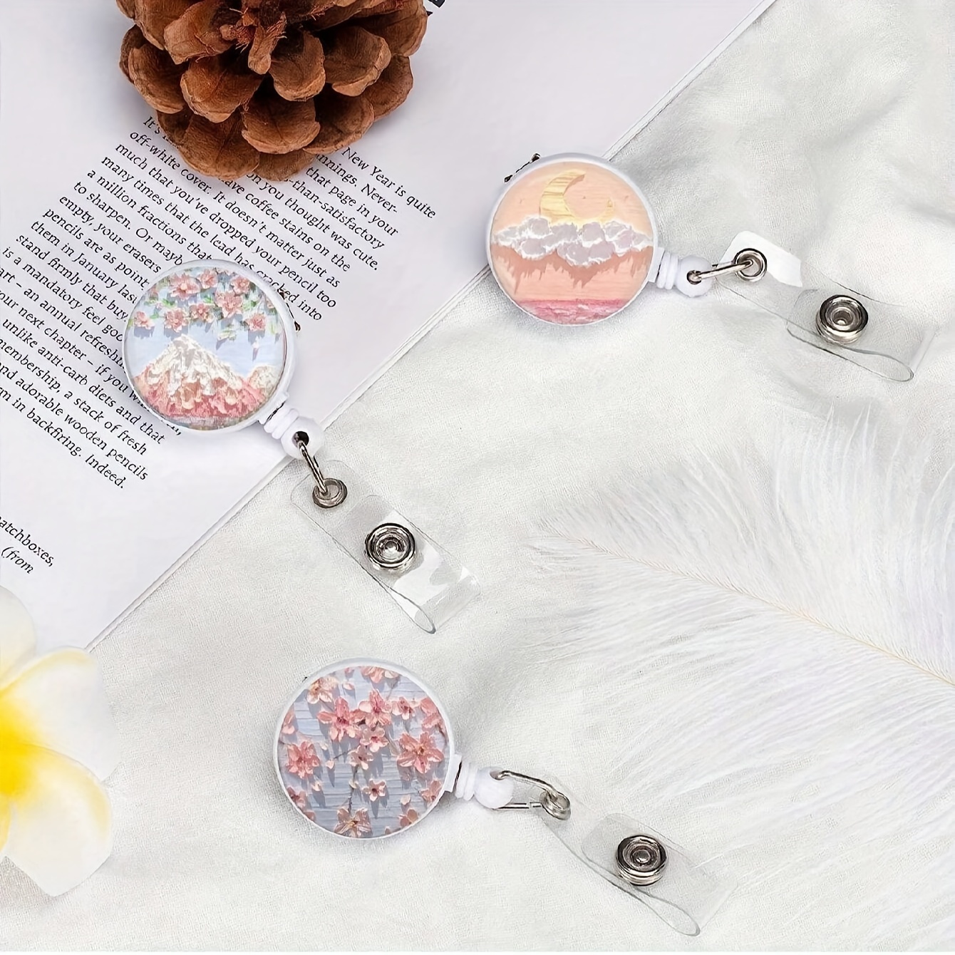 Cute retractable badge scrolls - Xray Tech Accessories บทวิจารณ์และราคา