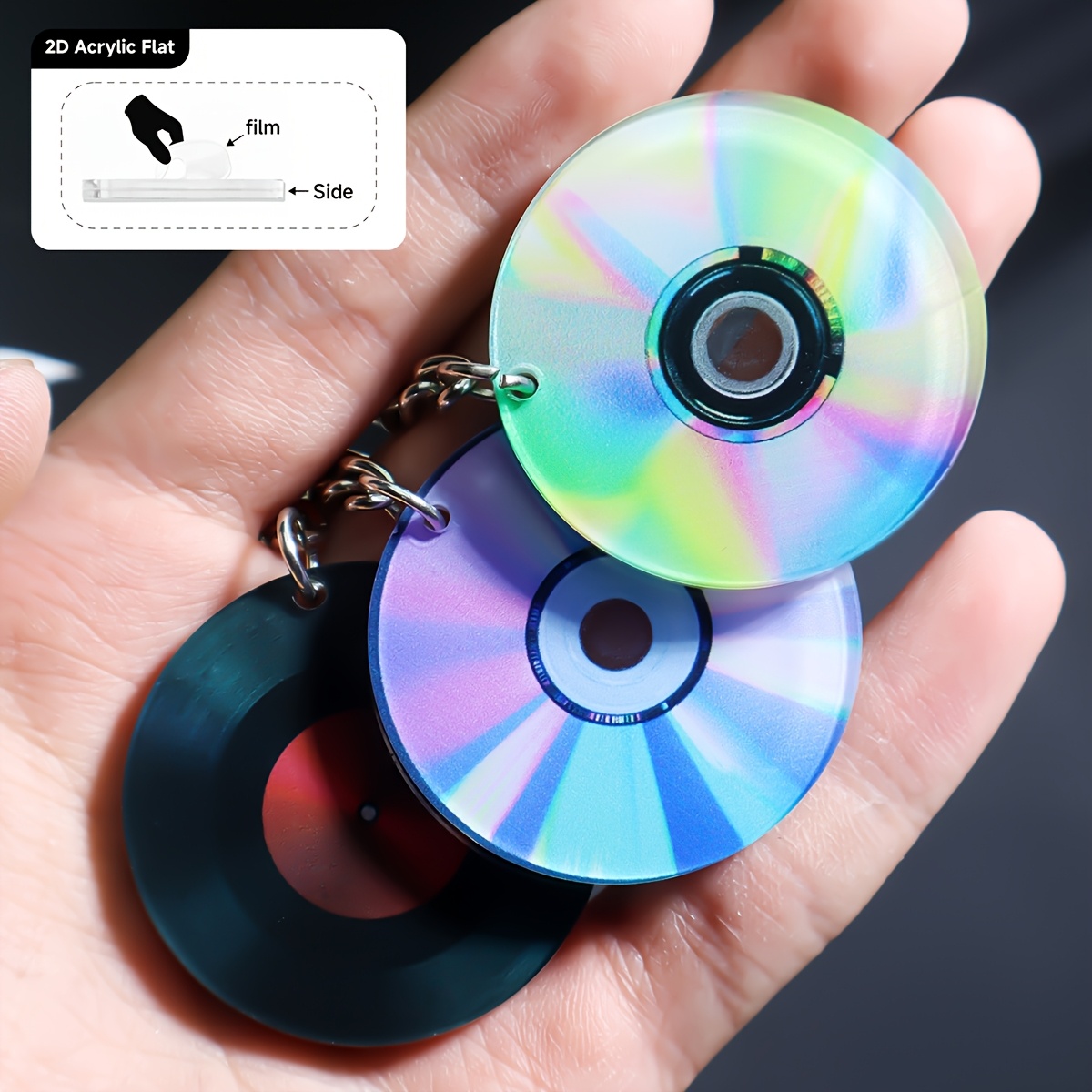 2D Flat 1pc Mini Music CD Patt - Tech Girl Accessories บทวิจารณ์และราคา
