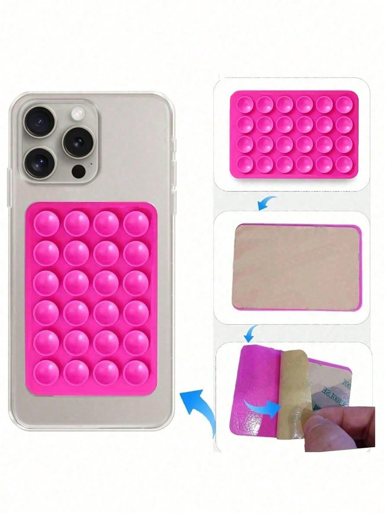 Silicone Suction Cup Square Ph - Tech Accessories Iphone บทวิจารณ์และราคา